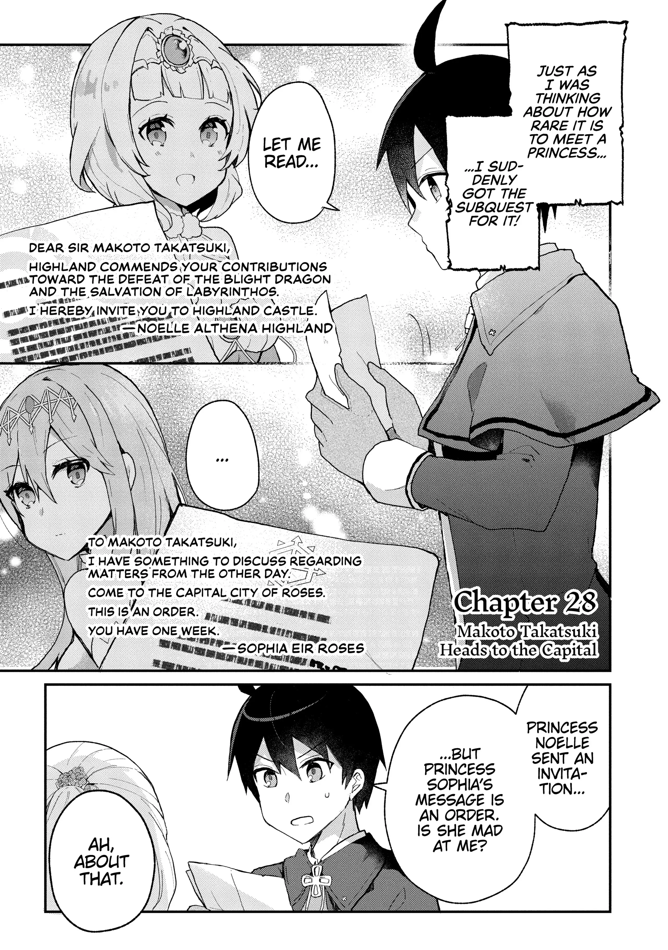Shinja Zero no Megami-sama to Hajimeru Isekai Kouryaku Chapter 28 - Page 1