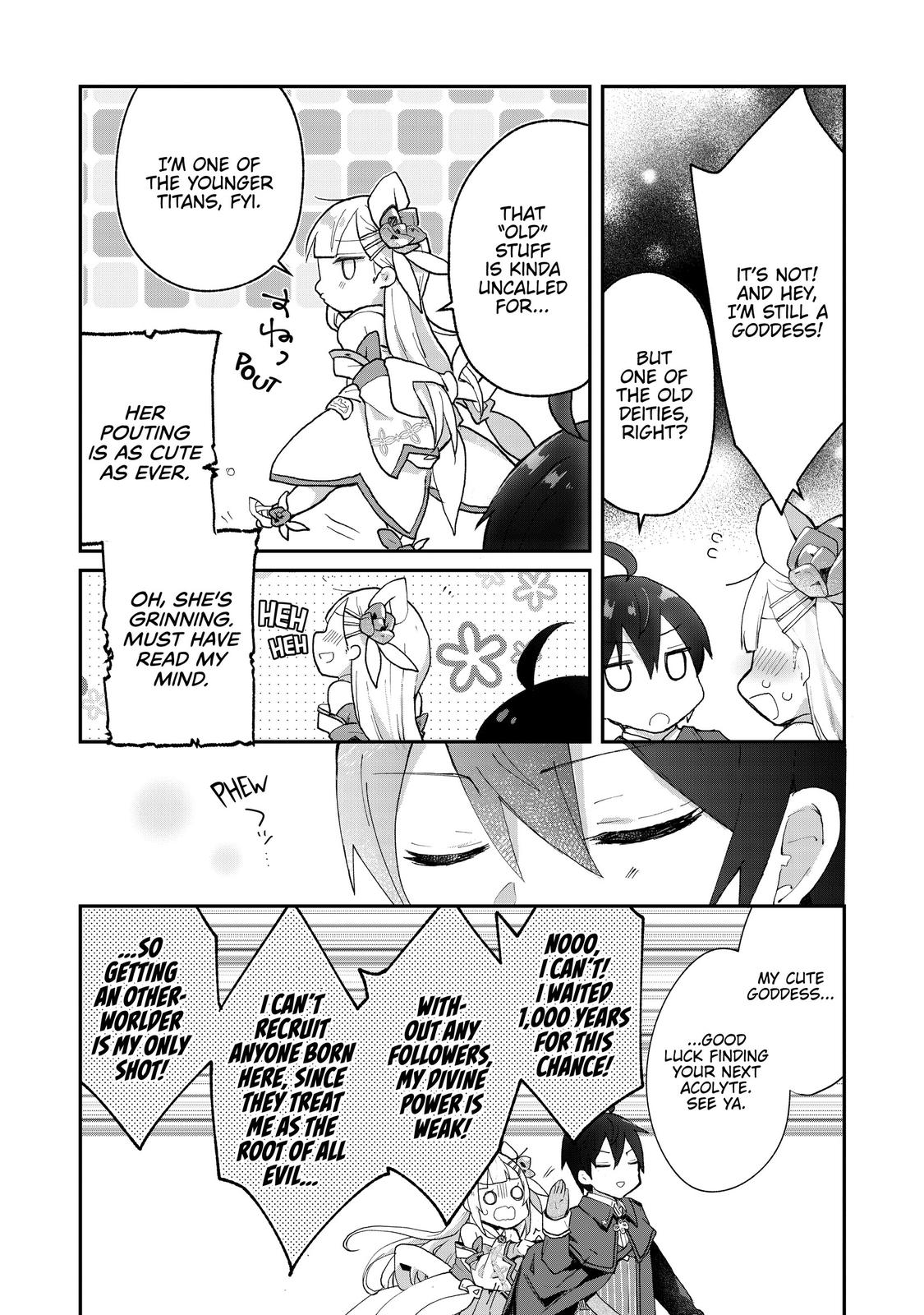 Shinja Zero no Megami-sama to Hajimeru Isekai Kouryaku Chapter 4 - Page 4