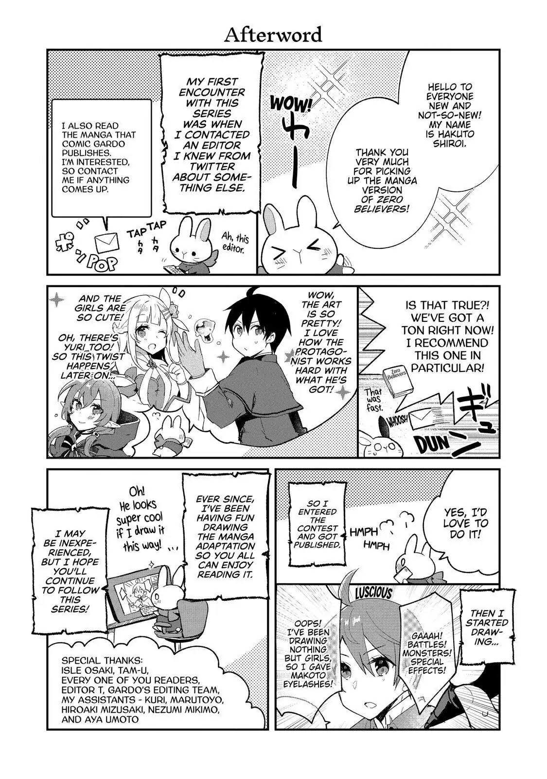 Shinja Zero no Megami-sama to Hajimeru Isekai Kouryaku Chapter 6.5 - Page 8