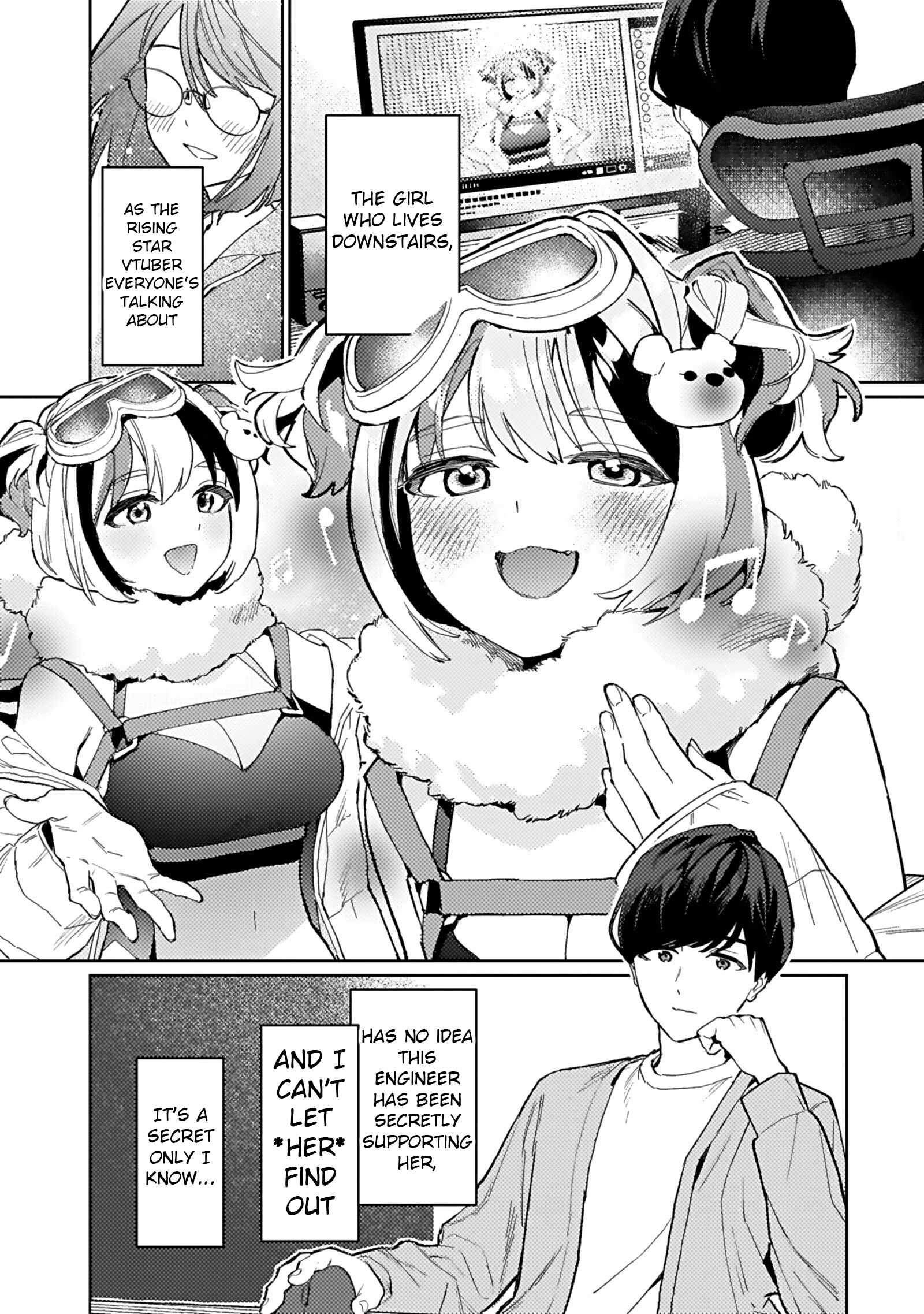 Shita no Kai ni Sundeiru Hikikomori Bishojo wa Ote Jimusho no Shinjin Vtuber Deshita Chapter 1 - Page 4