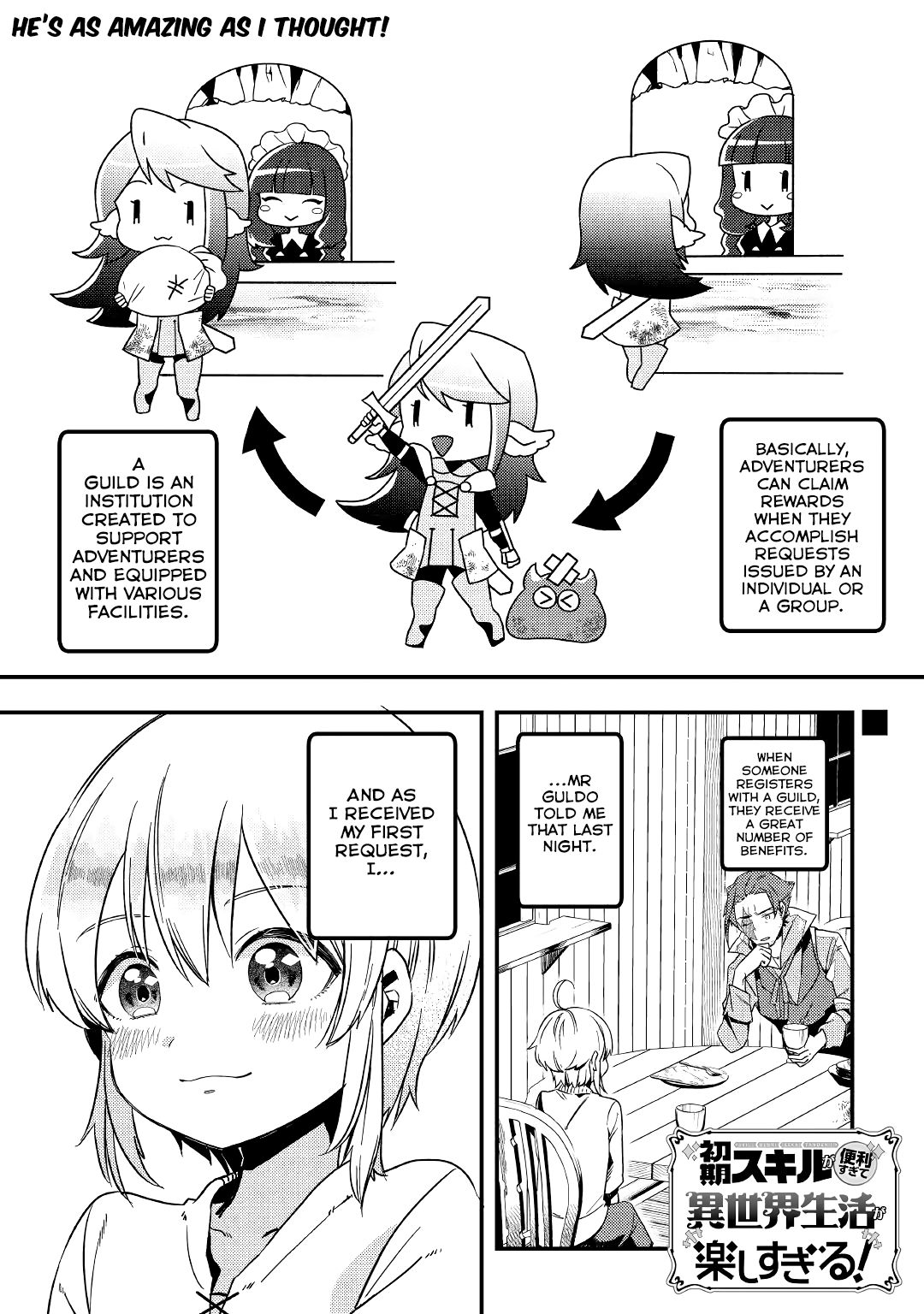 Shoki Skill ga Benri Sugite Isekai Seikatsu ga Tanoshisugiru! Chapter 3 - Page 1