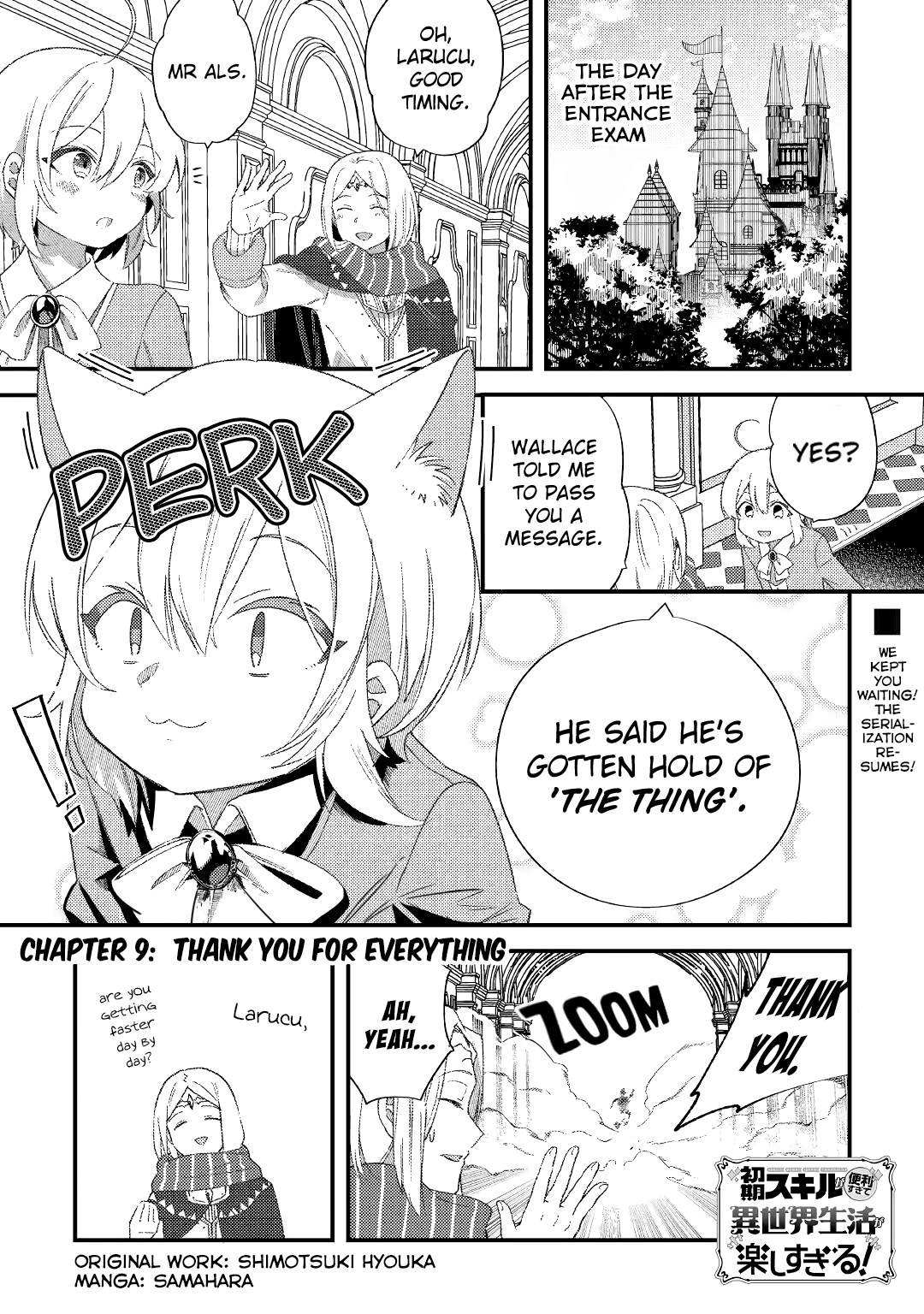 Shoki Skill ga Benri Sugite Isekai Seikatsu ga Tanoshisugiru! Chapter 9 - Page 1