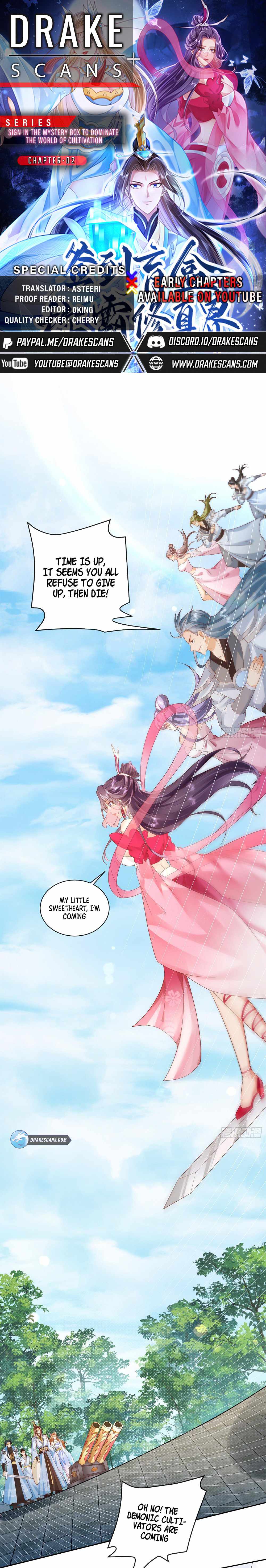 Sign In The Mystery Box To Dominate The World Of Cultivation Chapter 2 - Page 1
