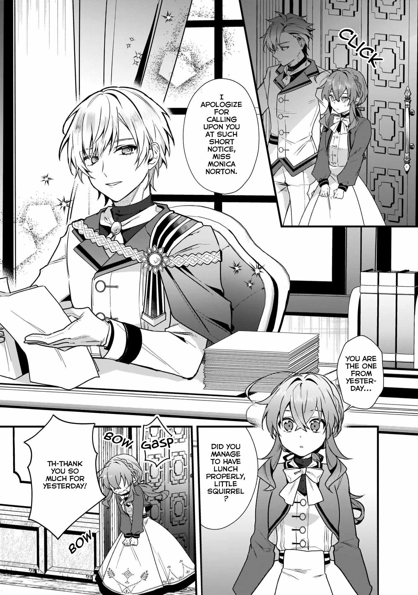 Silent Witch Chinmoku no Majo no Kakushigoto Chapter 4.2 - Page 1