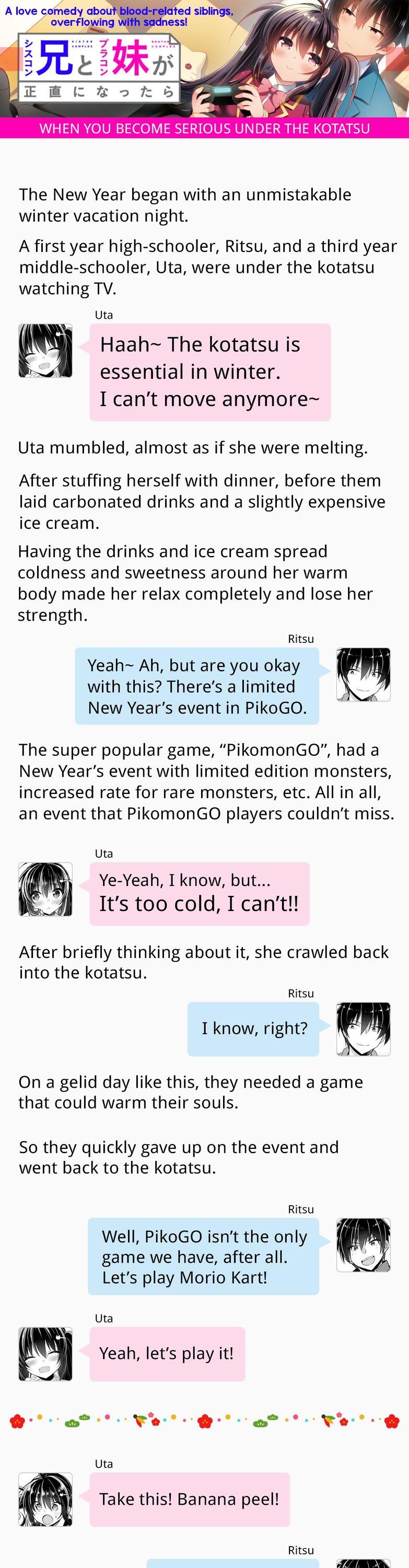 Siscon Ani to Brocon Imouto ga Shoujiki ni Nattara Chapter 0.3 - Page 1