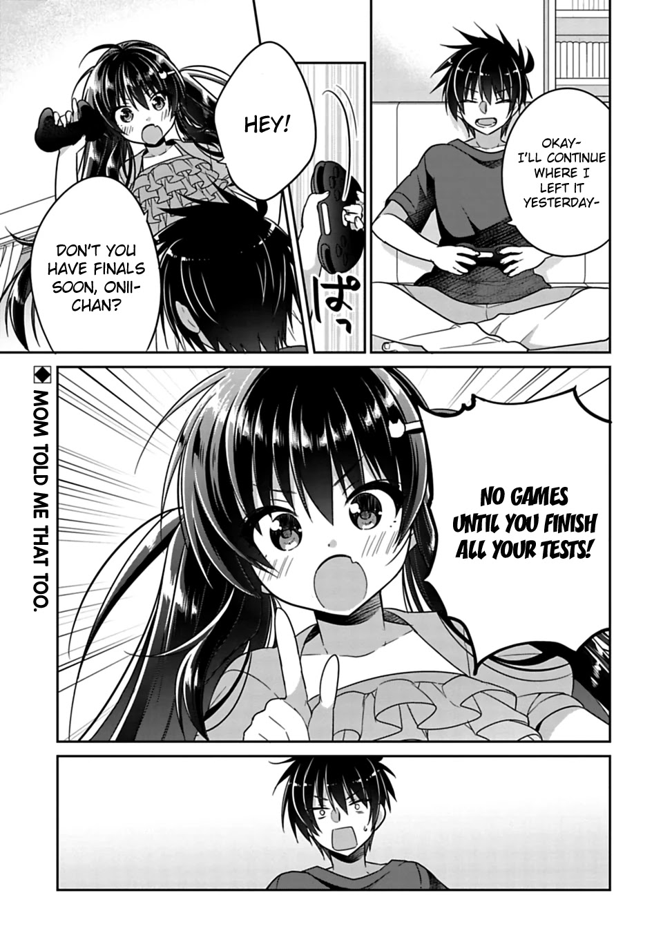 Siscon Ani to Brocon Imouto ga Shoujiki ni Nattara Chapter 11 - Page 1