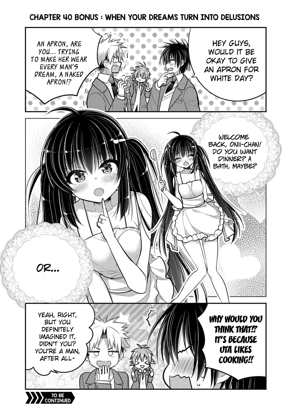 Siscon Ani to Brocon Imouto ga Shoujiki ni Nattara Chapter 40.1 - Page 1