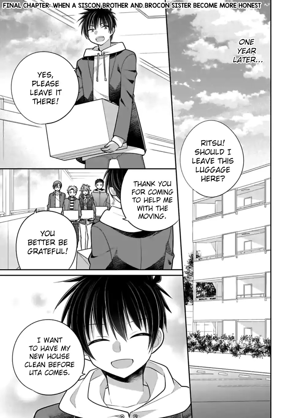 Siscon Ani to Brocon Imouto ga Shoujiki ni Nattara Chapter 48 - Page 1