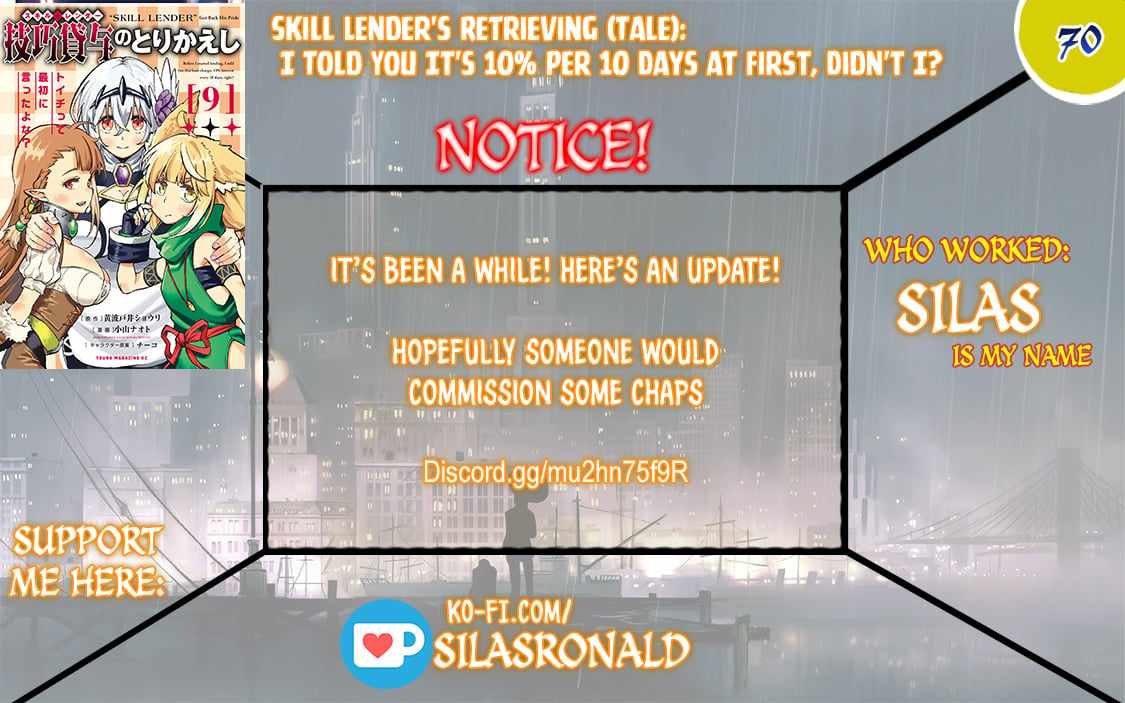 Skill Lender’s Retrieving (Tale) ~I Told You It’s 10% Per 10 Days at First, Didn’t I~ Chapter 70 - Page 1