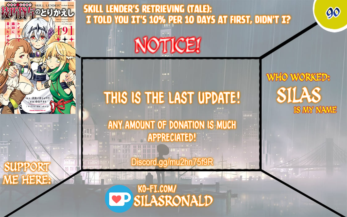Skill Lender’s Retrieving (Tale) ~I Told You It’s 10% Per 10 Days at First, Didn’t I~ Chapter 90 - Page 1