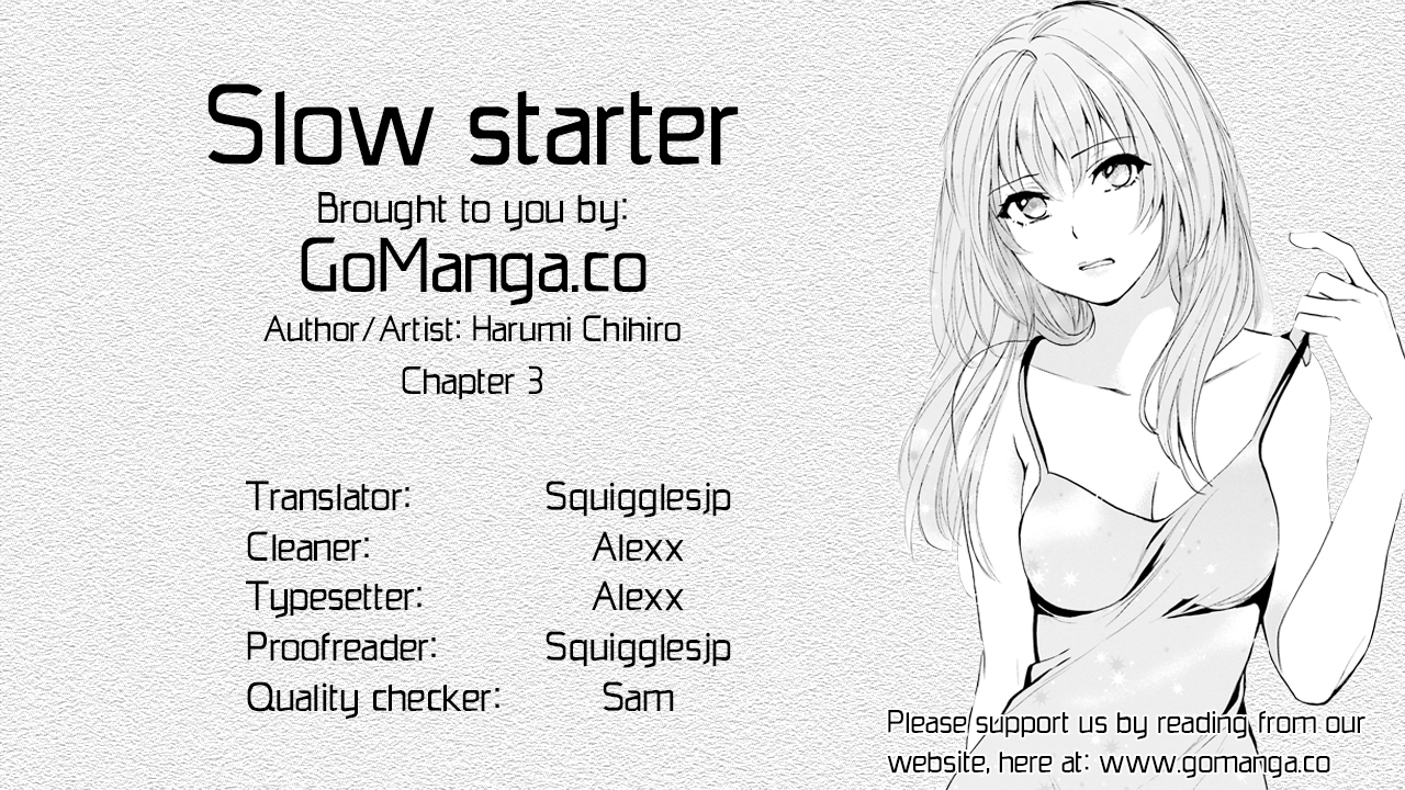Slow Starter (Harumi Chihiro) Chapter 3 - Page 2