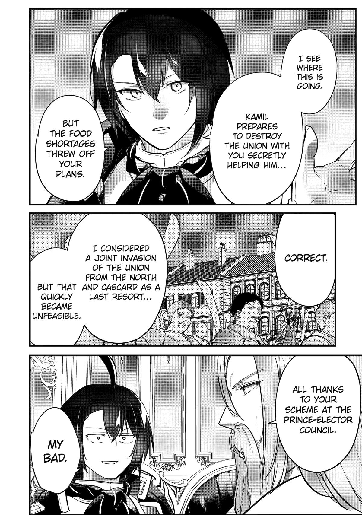 Souda, Baikoku Shiyou: Tensai Ouji no Akaji Kokka Saisei Jutsu Chapter 244 - Page 8