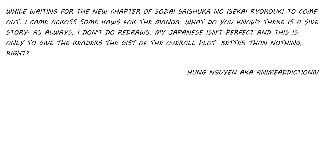 Souzai Saishuka no Isekai Ryokouki Chapter 2.5 - Page 7