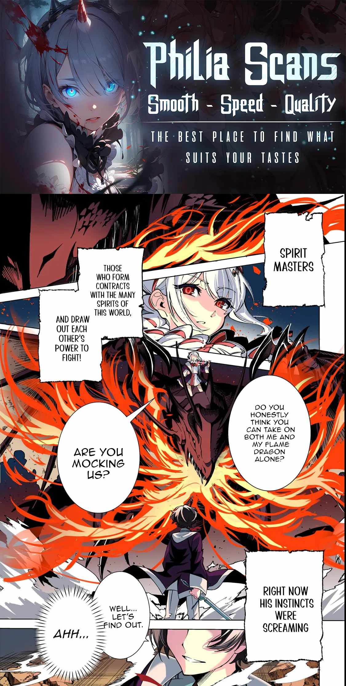 Spirit Master Who Is Thought to Be Hiding His True Ability Is Actually Always Fighting Very Seriously Chapter 1 - Page 0
