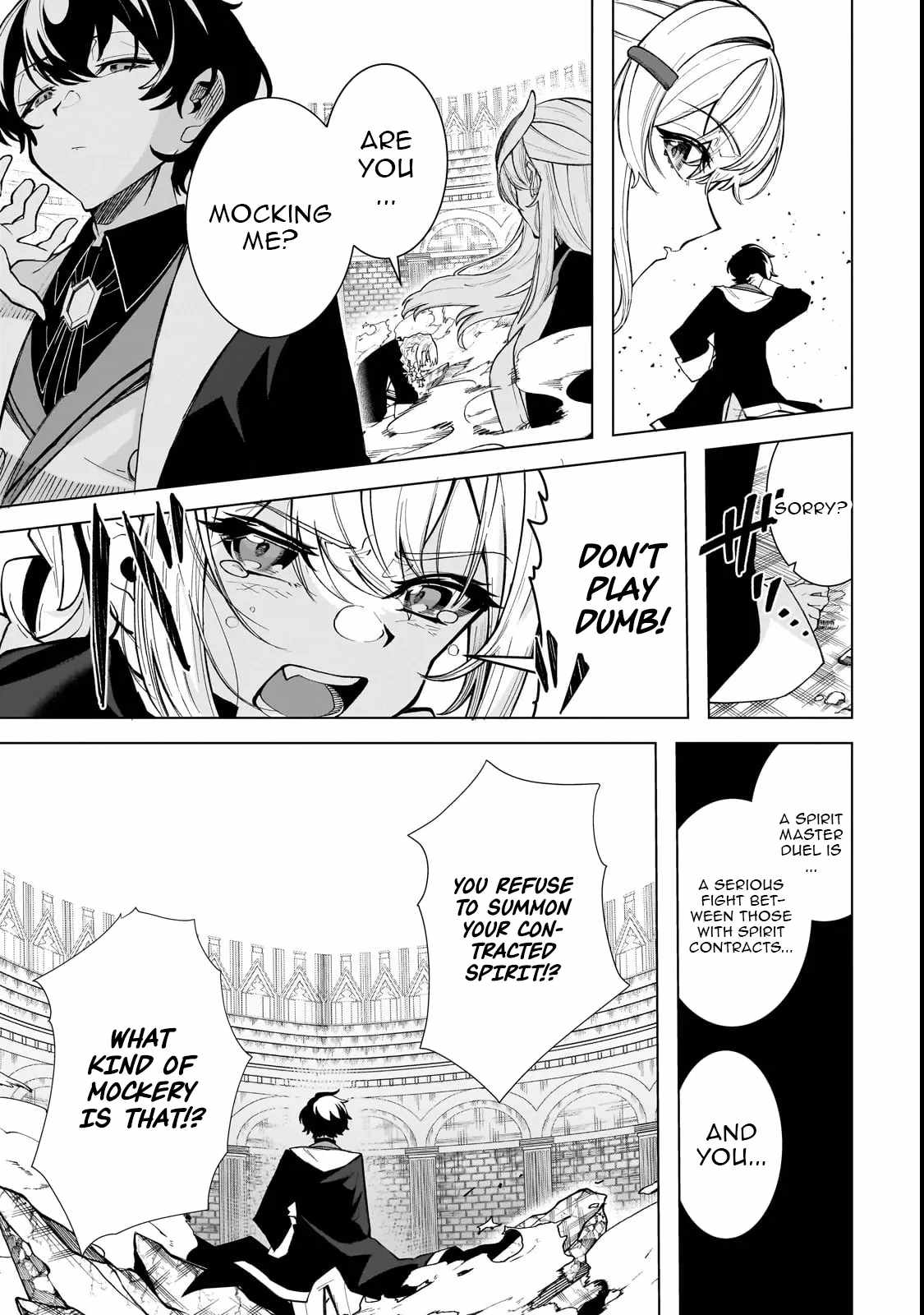 Spirit Master Who Is Thought to Be Hiding His True Ability Is Actually Always Fighting Very Seriously Chapter 1 - Page 15