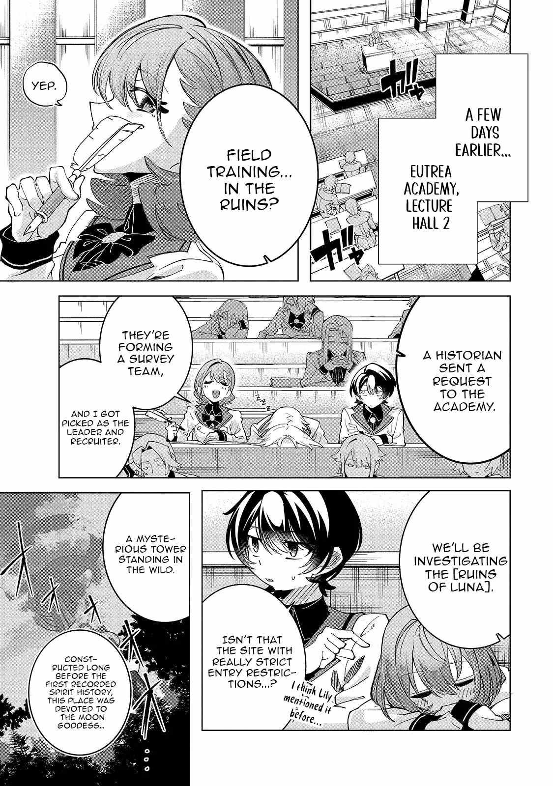 Spirit Master Who Is Thought to Be Hiding His True Ability Is Actually Always Fighting Very Seriously Chapter 3.1 - Page 3