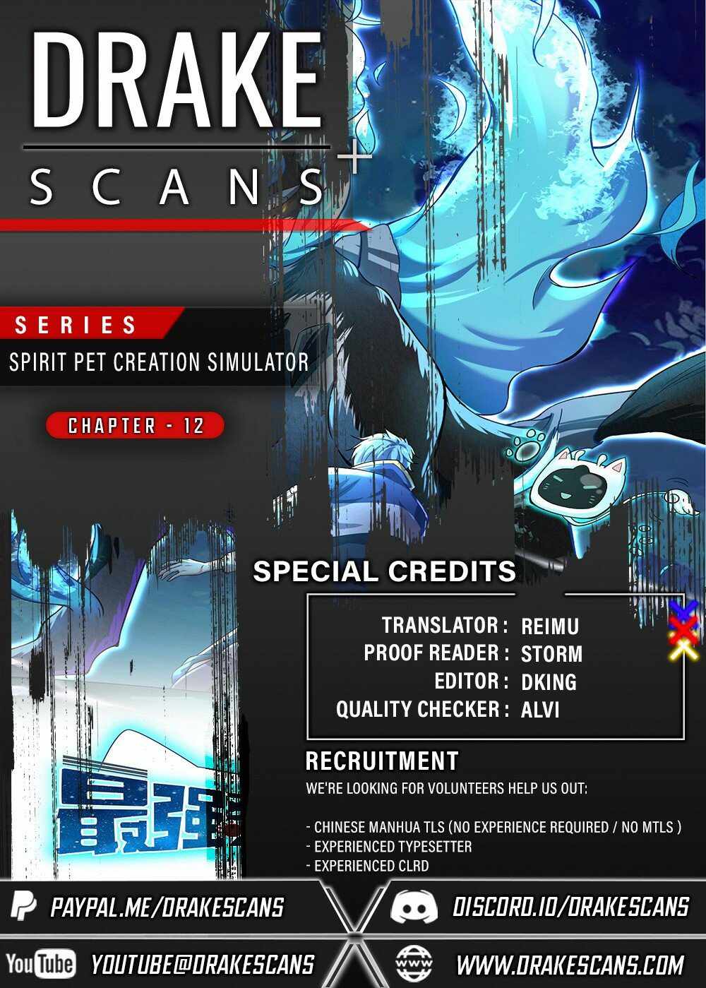 Spirit Pet Creation Simulator Chapter 12 - Page 1