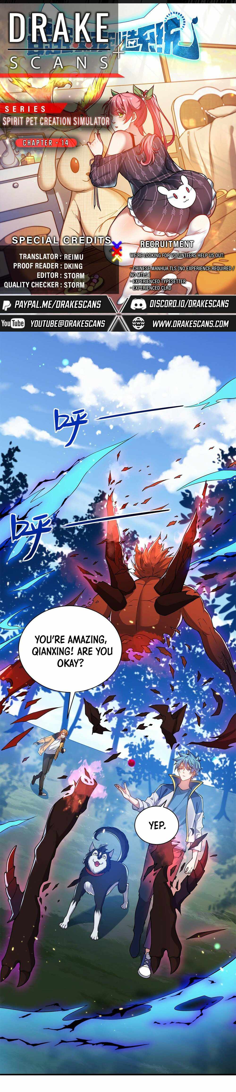 Spirit Pet Creation Simulator Chapter 14 - Page 1