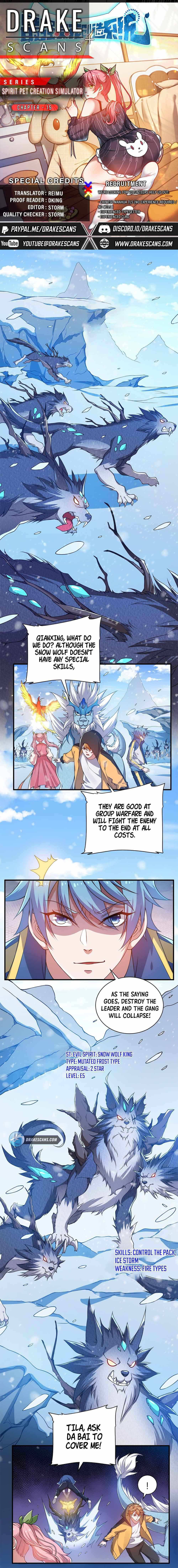 Spirit Pet Creation Simulator Chapter 15 - Page 1