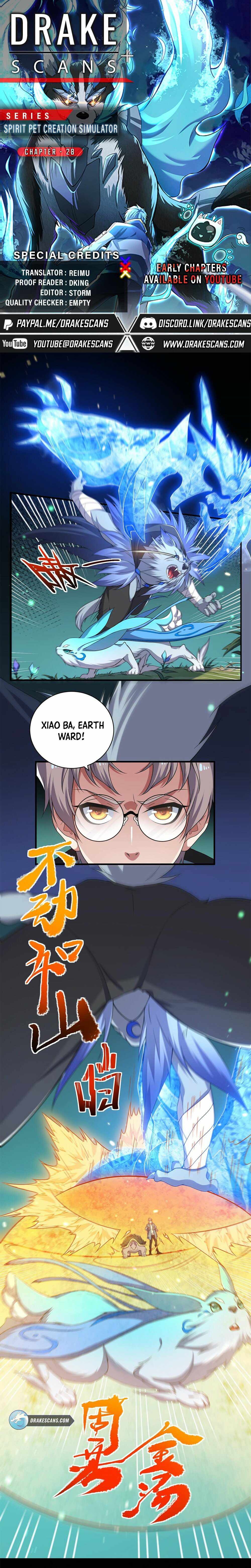 Spirit Pet Creation Simulator Chapter 28 - Page 1