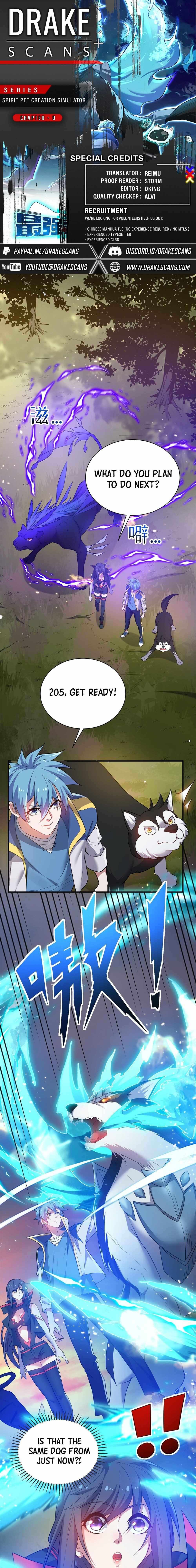 Spirit Pet Creation Simulator Chapter 9 - Page 1