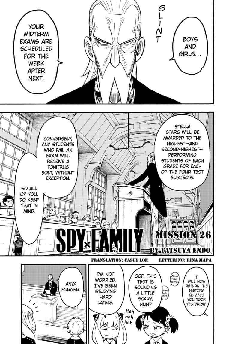 Spy x Family Chapter 26 - Page 0