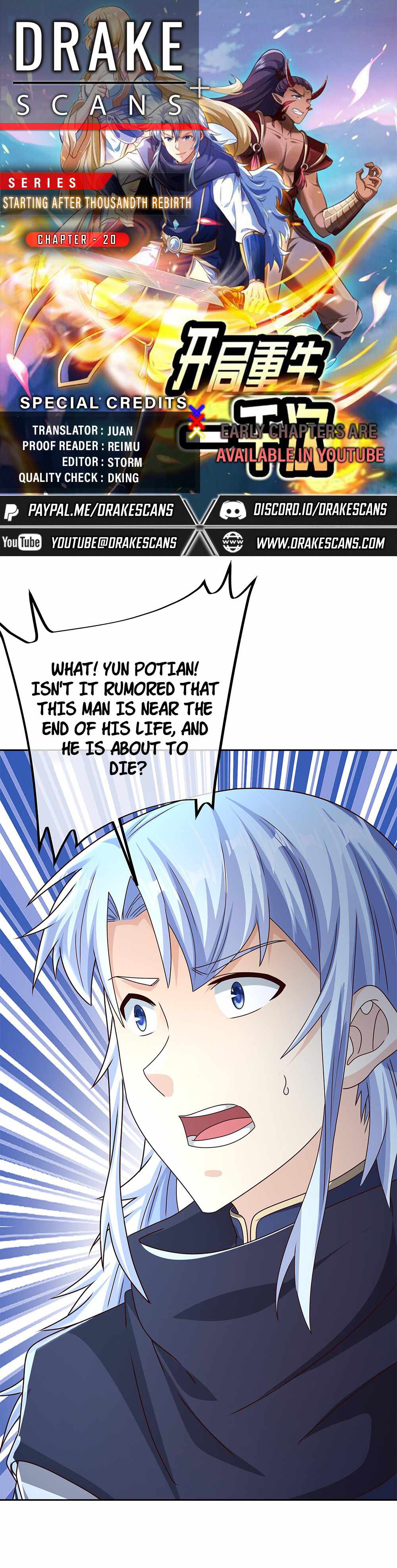 Starting After Thousandth Rebirth Chapter 20 - Page 0
