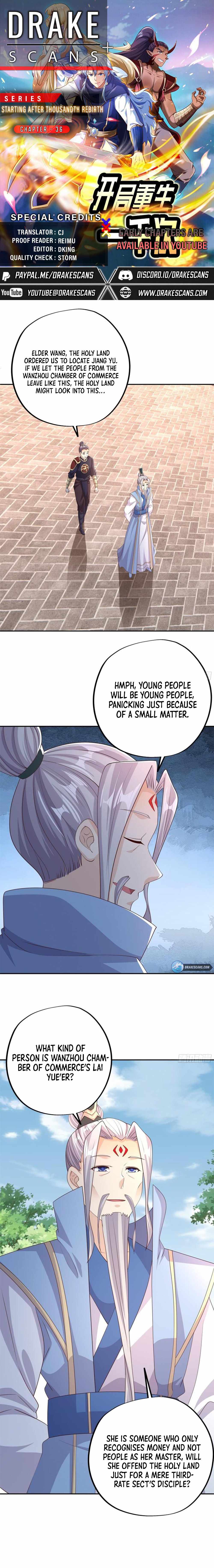 Starting After Thousandth Rebirth Chapter 36 - Page 0