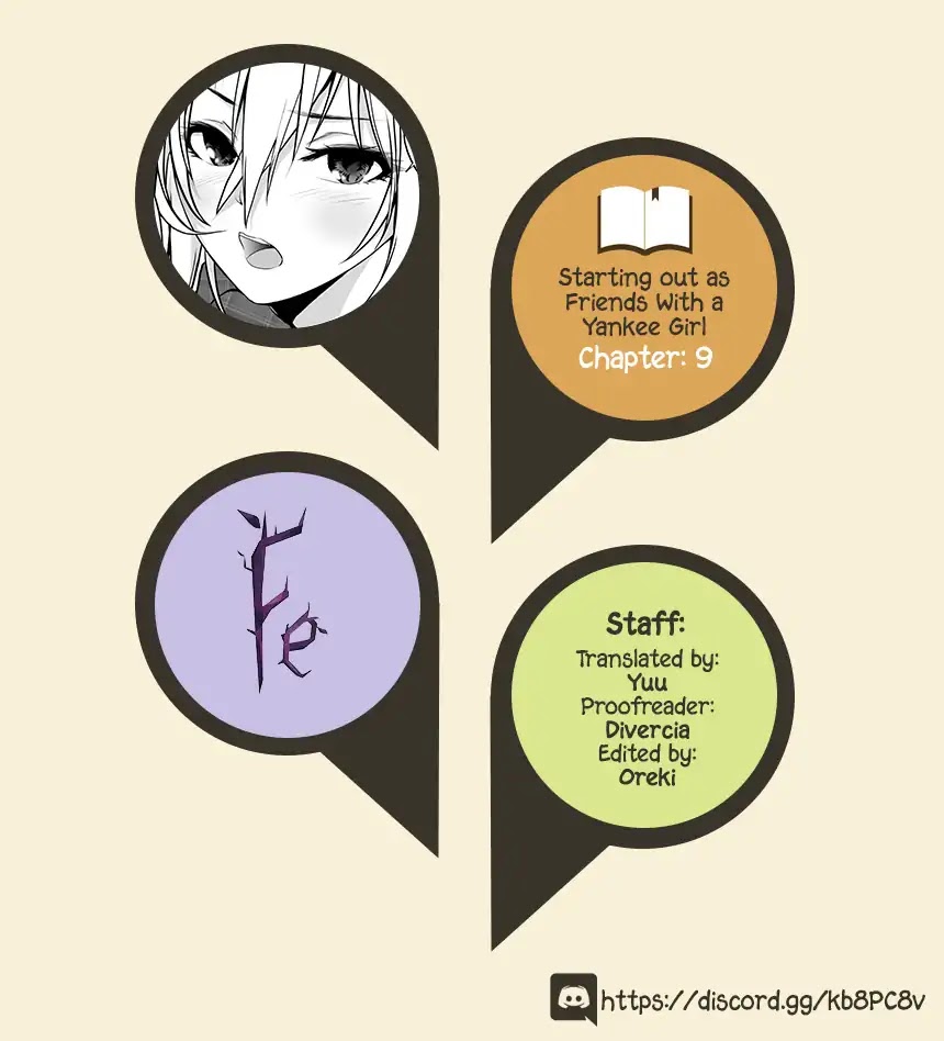 Starting Out As Friends With A Yankee Girl Chapter 9 - Page 0