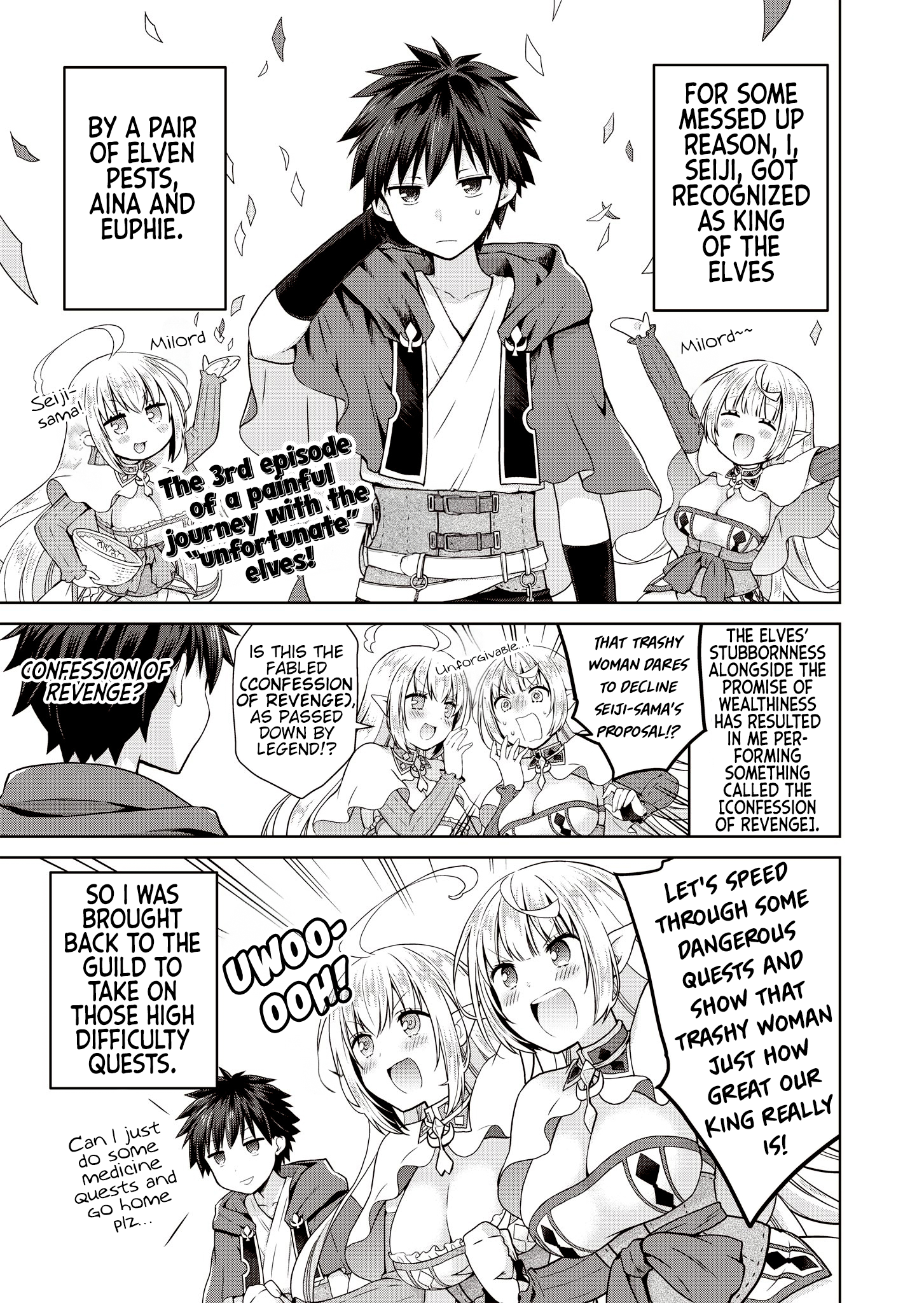 Stop Labeling Me as a Hero or Overlord Without Permission! ~It Seems My Role Is So Great That Both the Elves and the King Bow Down~ Chapter 3 - Page 2