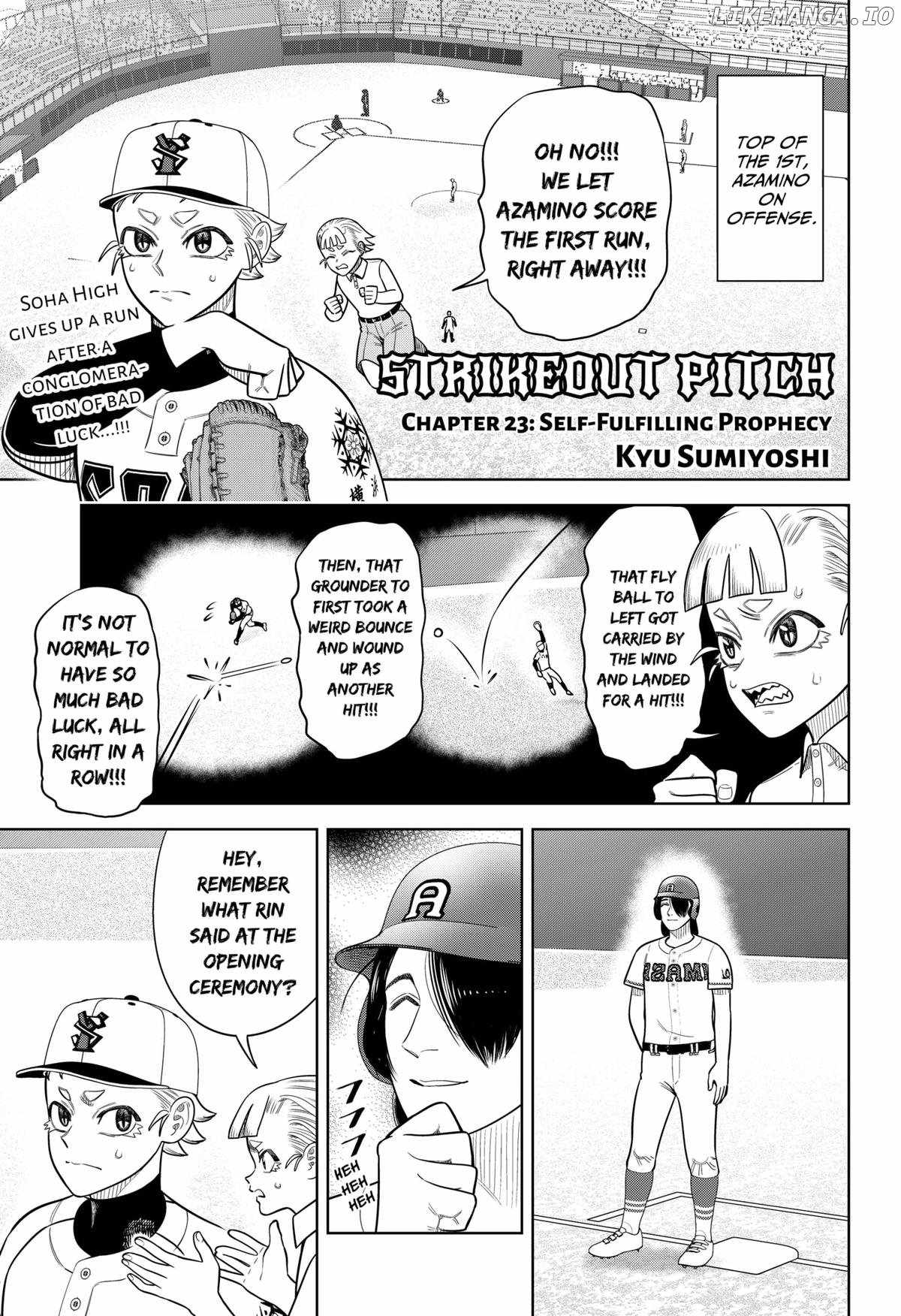 Strikeout Pitch Chapter 23 - Page 0