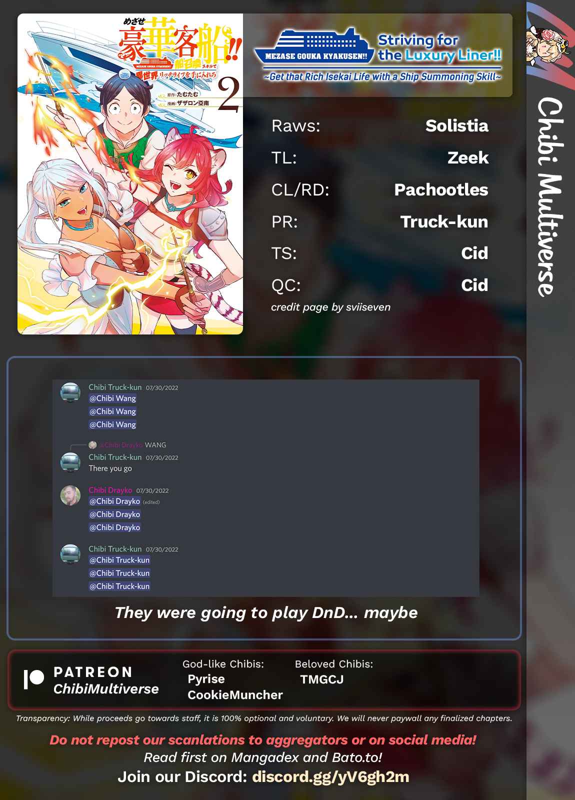 Striving for the Luxury Liner!!: Get that Rich Isekai Life with a Ship Summoning Skill Chapter 20 - Page 20