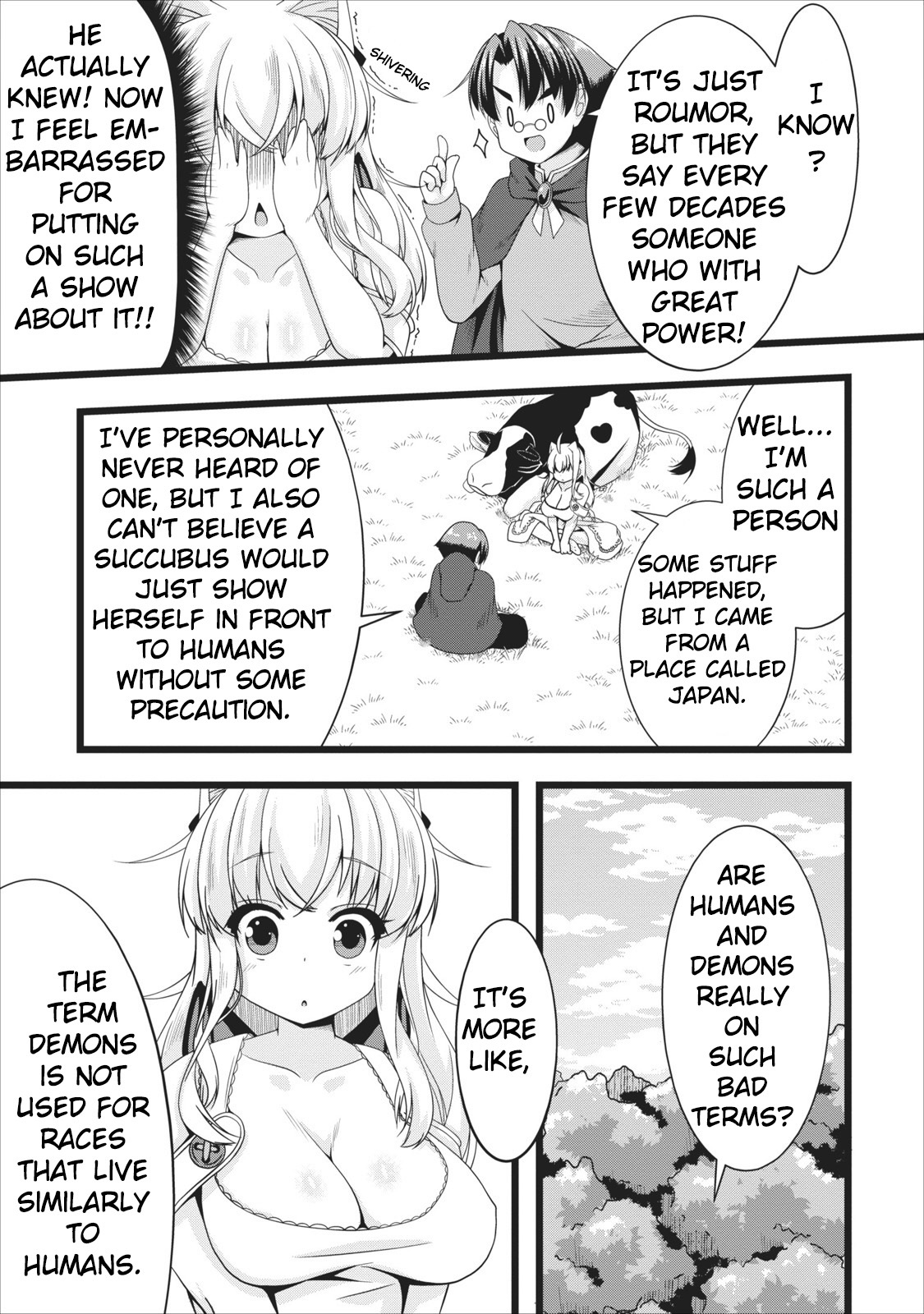 Succubus ni Tensei shita node Milk wo Shiborimasu Chapter 4 - Page 9