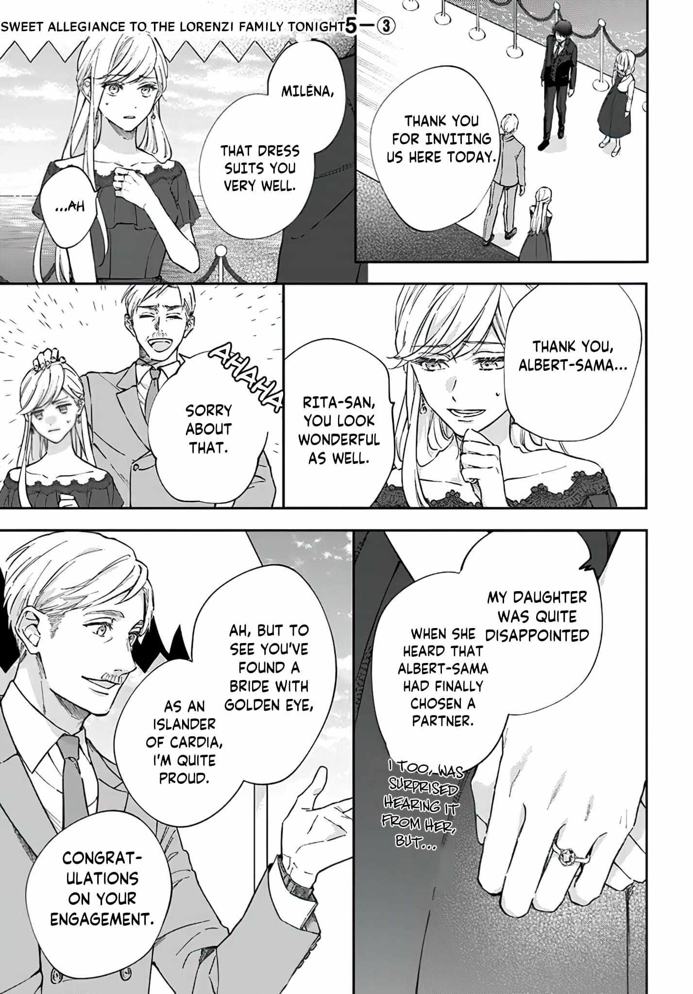 Sweet Allegiance to the Lorenzi Family Tonight Chapter 5.3 - Page 1