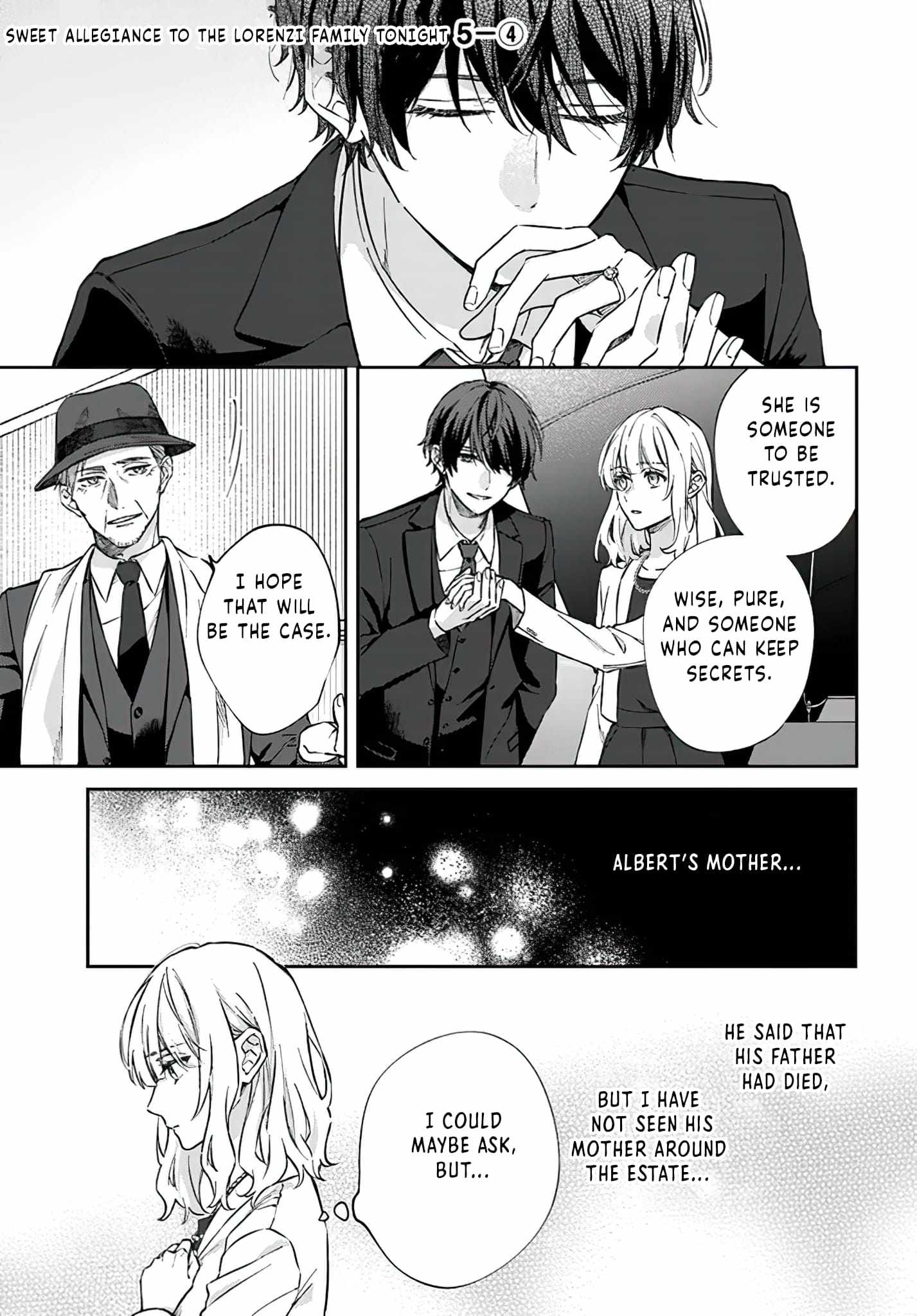 Sweet Allegiance to the Lorenzi Family Tonight Chapter 5.4 - Page 1