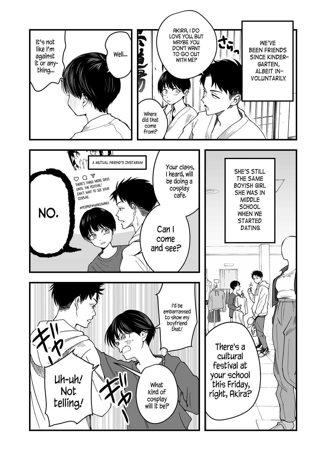 Takou no Boyish Kanojo Chapter 1 - Page 1