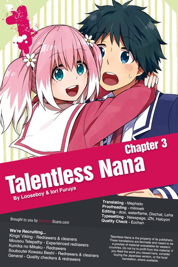 Talentless Nana Chapter 3 - Page 1