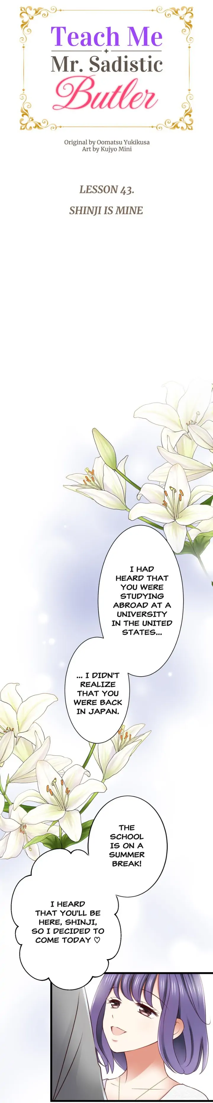 Teach Me, Mr. Sadistic Butler Chapter 43 - Page 3