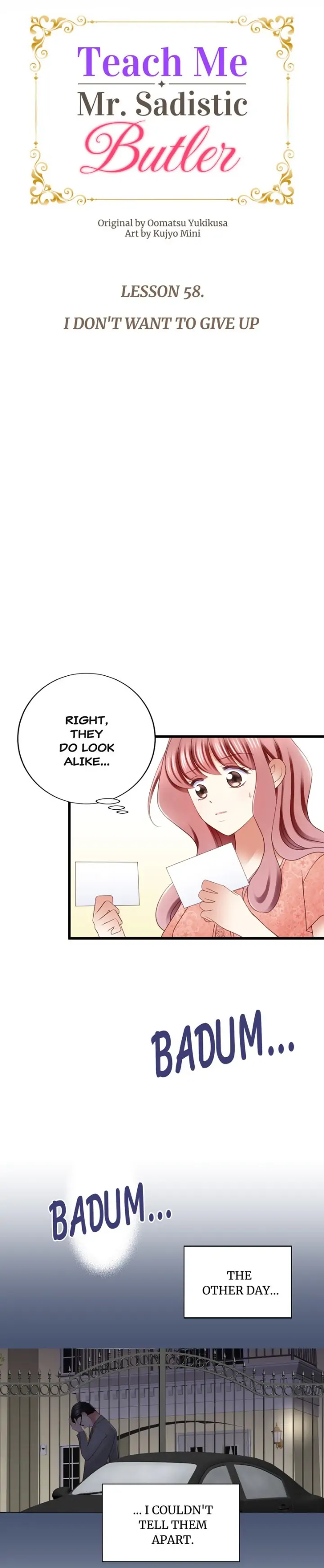 Teach Me, Mr. Sadistic Butler Chapter 58 - Page 2