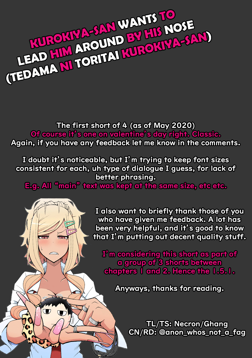 Tedama ni Toritai Kurokiya-san Chapter 0.1 - Page 2