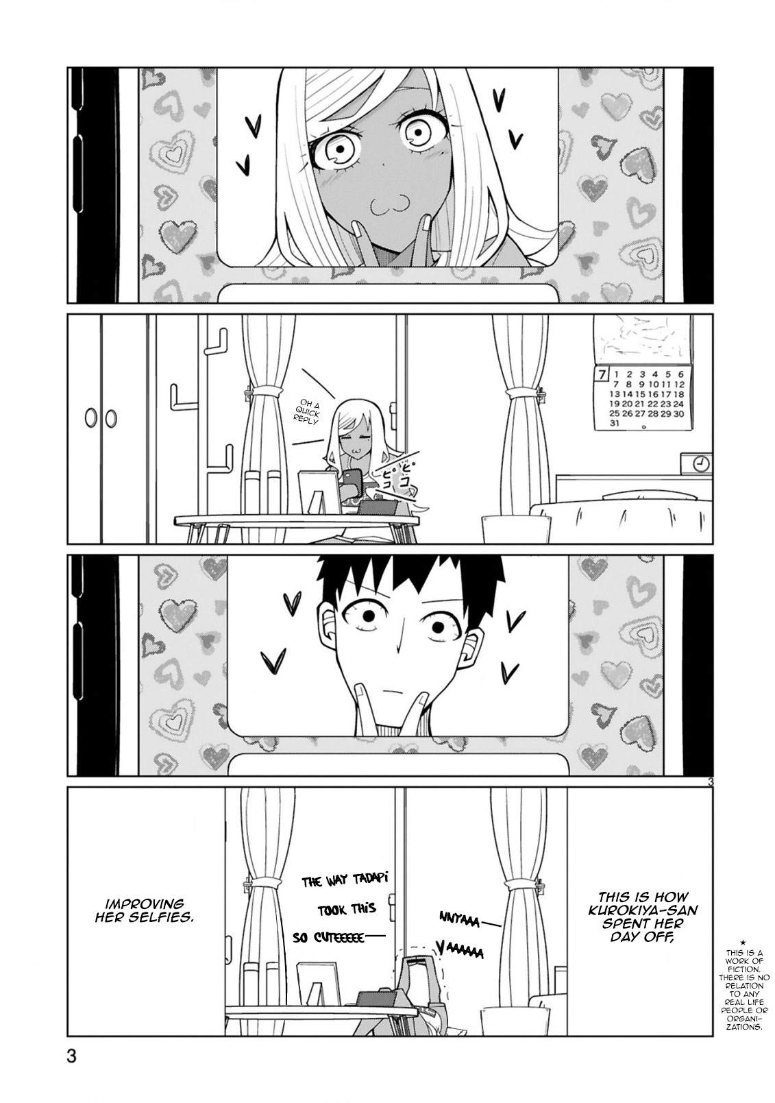 Tedama ni Toritai Kurokiya-san Chapter 14 - Page 3