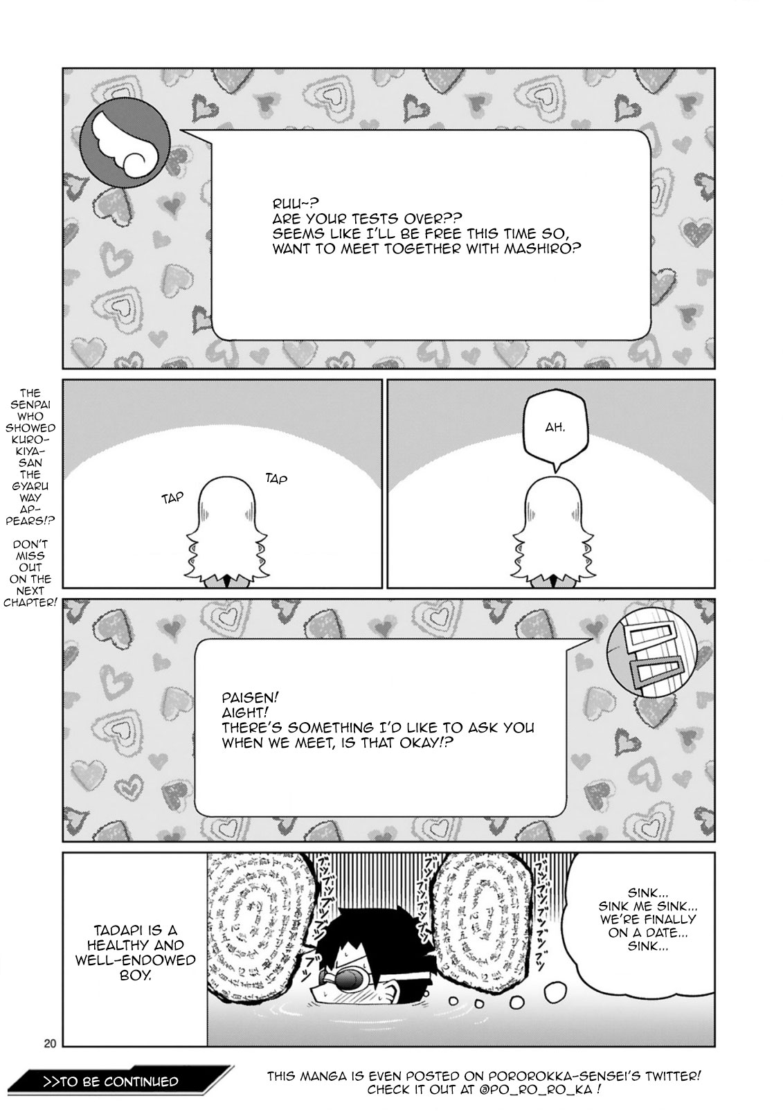 Tedama ni Toritai Kurokiya-san Chapter 15 - Page 20