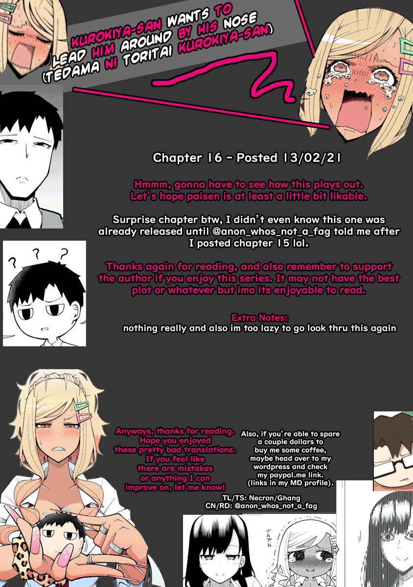 Tedama ni Toritai Kurokiya-san Chapter 16 - Page 19