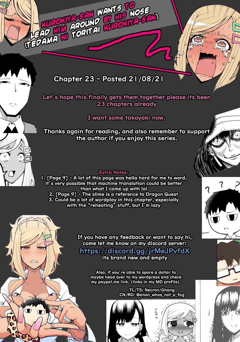 Tedama ni Toritai Kurokiya-san Chapter 23 - Page 18