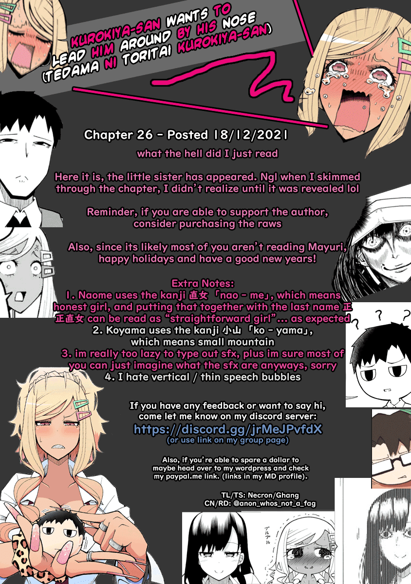 Tedama ni Toritai Kurokiya-san Chapter 26 - Page 20