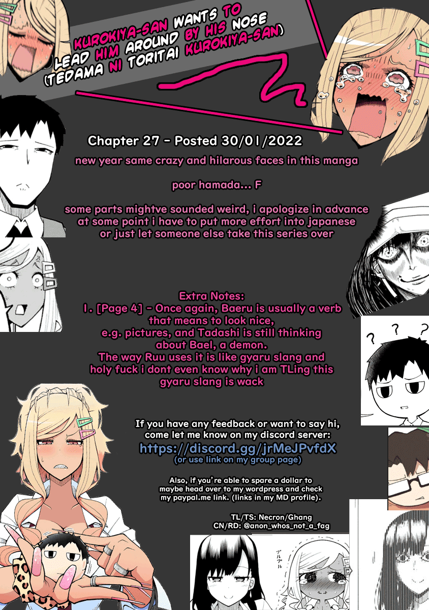 Tedama ni Toritai Kurokiya-san Chapter 27 - Page 17