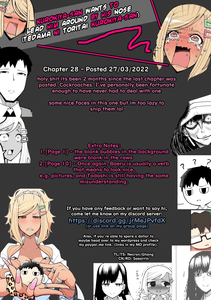 Tedama ni Toritai Kurokiya-san Chapter 28 - Page 16