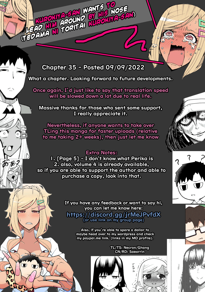 Tedama ni Toritai Kurokiya-san Chapter 35 - Page 18