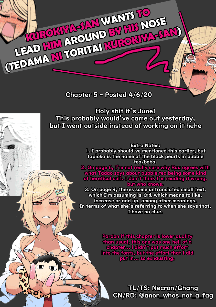 Tedama ni Toritai Kurokiya-san Chapter 5 - Page 18