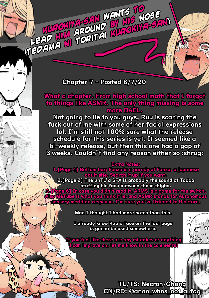 Tedama ni Toritai Kurokiya-san Chapter 7 - Page 18